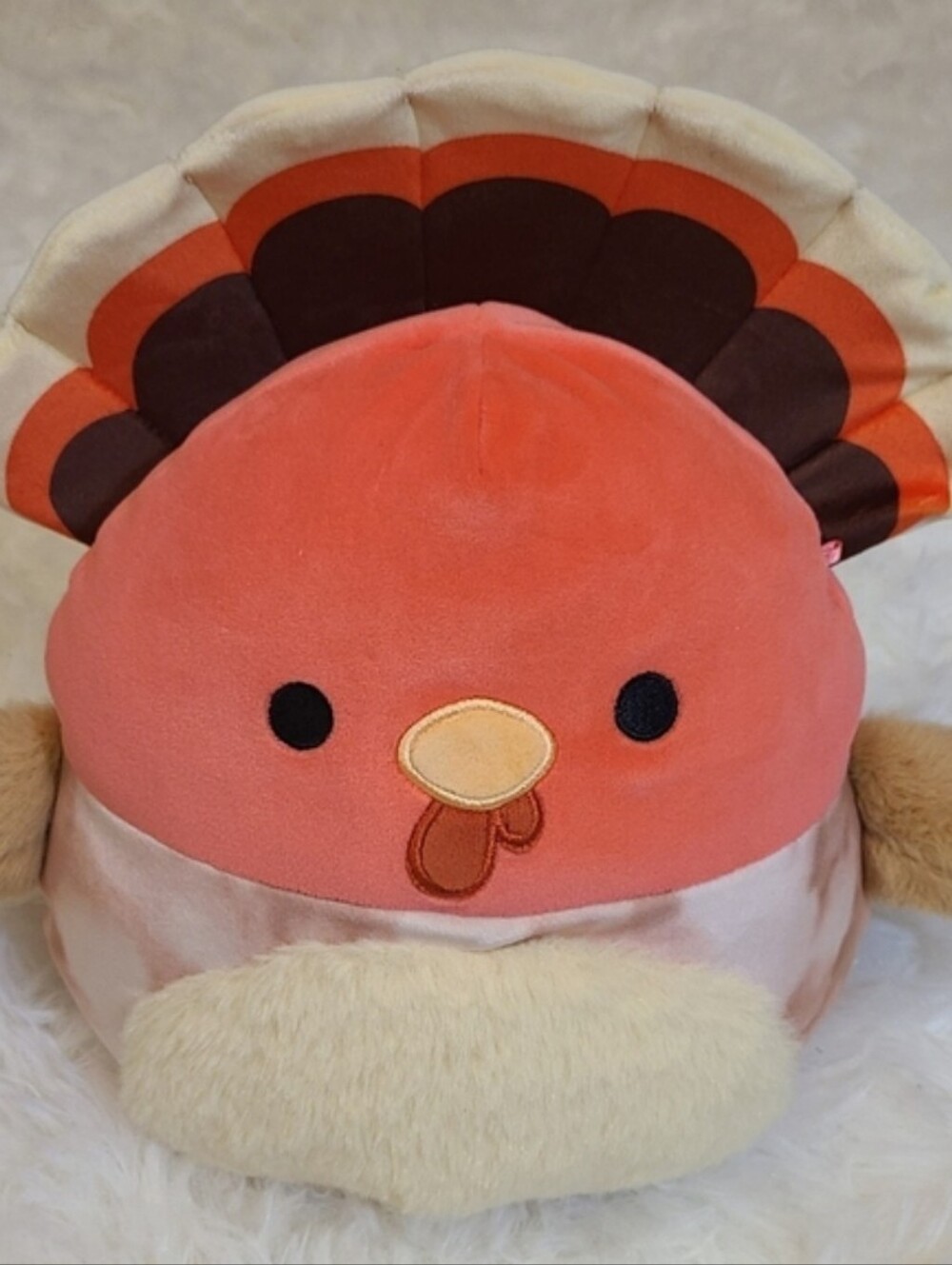 Squishmallows 10" Ulana the Turkey Plush Fall Harvest Squad Thanksgiving